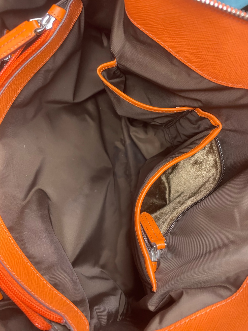 VGUC – TUMI Voyageur Large Tangerine Textured Leather Briefcase 73126TNG - Picture 11 of 11